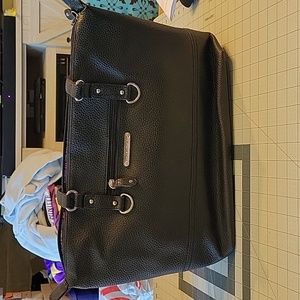 NWT Black Stone Mountain Leather Purse